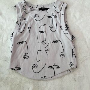 Faces tank top